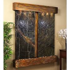 Indoor Fountains Glass Mirror Slate
