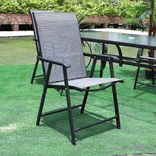 2 4 6x Folding Chairs Outdoor Garden
