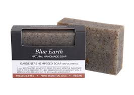 gardeners hempseed soap blue earth