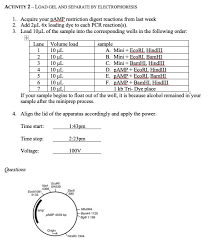 1 the recipe to make 0 8 agarose gel