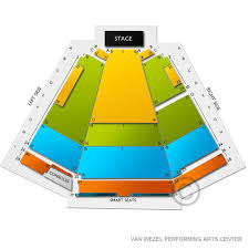 Van Wezel Performing Arts Hall 2019 Seating Chart