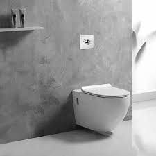 White Kerovit Wall Hung Toilet Seat