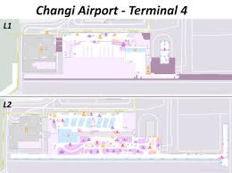 changi airport terminal 4 map singapore