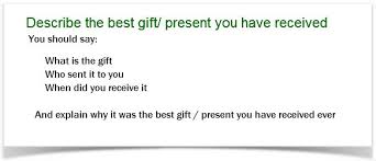 Adds an item to the. Ielts Cue Card Sample 9 Best Gift Present You Have Received