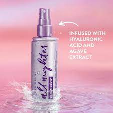 makeup finishing spray infused with
