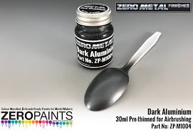 Dark Aluminium Paint 30ml Zero