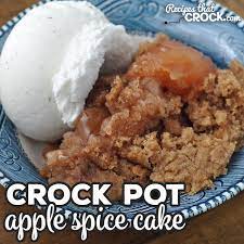 Crockpot Apple Spice Cake gambar png