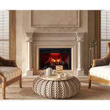 Edyo Living 35 In Ventless Electric Fireplace Insert