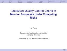 Statistical Quality Control Charts To Monitor Processes