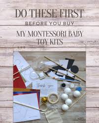 what to do before you my montessori