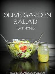 olive garden salad hack redhead can