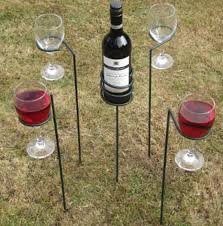 Garden Drink Wine Glass Bottle Holder