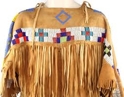 Braintan buckskin is a timeless material, utilized by our ancestors for thousands of years. Native American Buckskin Beaded Dress Moccasins