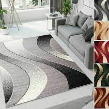 new tapiso modern rugs wave pattern