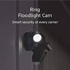 Amazon Com Ring Floodlight Camera Motion Activated Hd Security Cam Two Way Talk And Siren Alarm Black Works With Alexa Amazon Devices