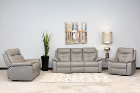 electric recliner sofas in grey leather