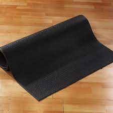 equipment floor mat in black vinyl
