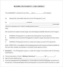 20 Photography Contract Template