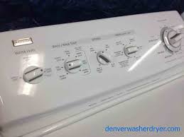 A normal sized washer now all have the same sized. Large Images For Kenmore Elite Washer Dryer King Size Capacity Excellent Condition 1501