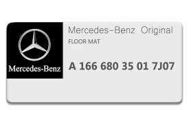 mercedes m cl floor mat 1666803501