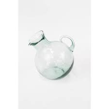 2 25 Qt Clear Glass Pitcher Tilted