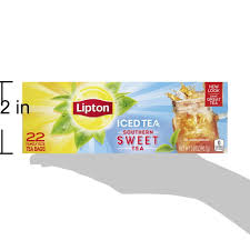 lipton family sized iced southern sweet