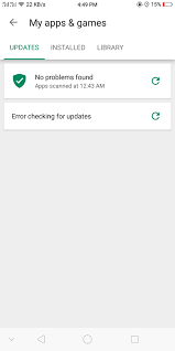 If the time is incorrect it will not. Google Play Store Error Checking For Updates Techdescribed