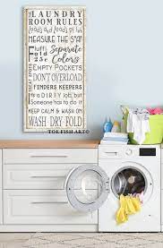 Laundry Room Rules Sign Best Modern