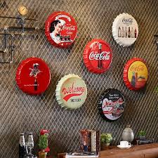 wall decor vintage bar beer bottle cap