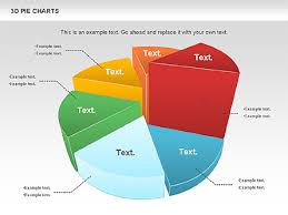 3d Pie Chart For Presentations In Powerpoint And Keynote
