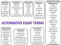 Glossary of Essay Terms Grade   Report Card Comments Term   and   Resource Preview