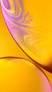 iPhone XR Yellow Wallpaper (notchless ...