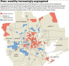 dividing houston into poor and rich