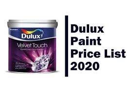dulux paint list 2020 update