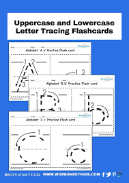 a z alphabet tracing flashcards