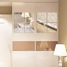wall mirror geometric pattern 3d