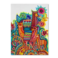 trademark fine art alpaca from mexico