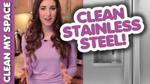 to clean stainless steel refrigerators