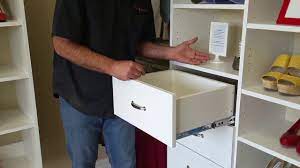 a drawer with full extension guides
