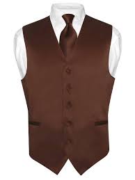 men s dress vest necktie solid