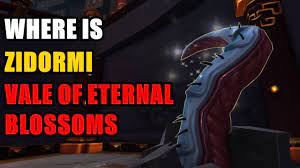 Where is Zidormi Location Vale of Eternal Blossoms Pandaria WoW - YouTube