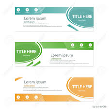 Business Banner For Web Design Creative For Website Vector
