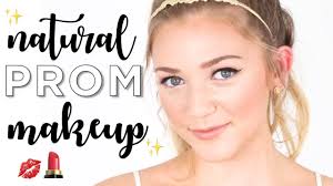 natural prom makeup tutorial you