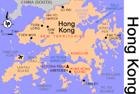 map of hong kong