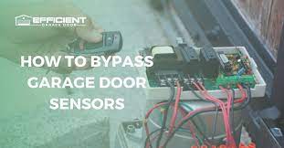 how to byp garage door sensors easy