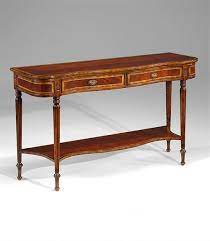 Mahogany Console Table Chests
