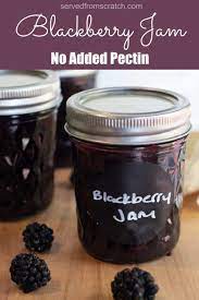 blackberry jam without pectin