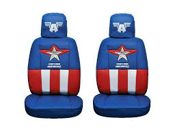 Captain America Car Seat Covers
