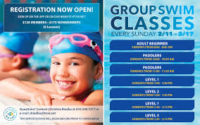 youth group swim lessons healthtrack