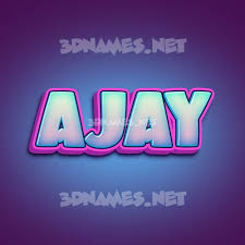 51 3d names for ajay